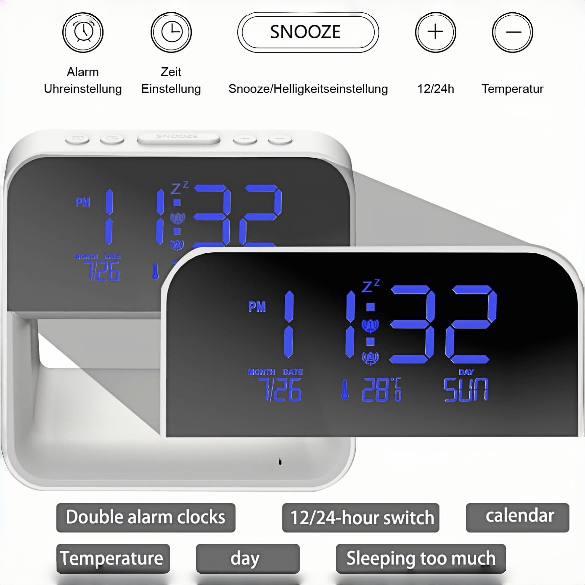 Digital Alarm Clocks for Bedrooms