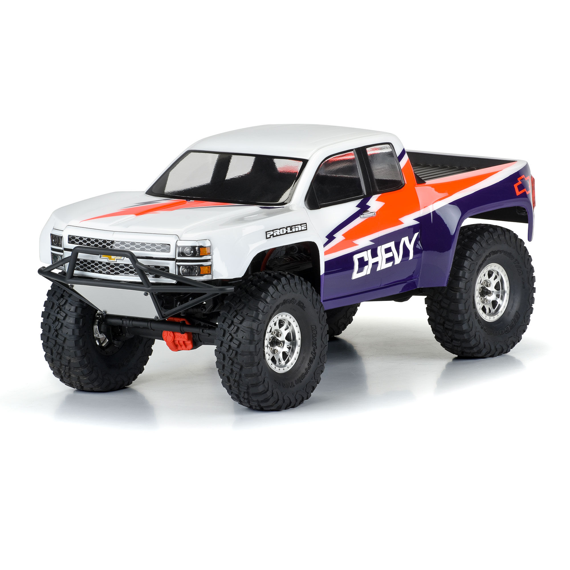 Pro-Line Racing 1/10 2015 Chevy Silverado Pre-Runner Clear Body 12.3" WB Crawlers