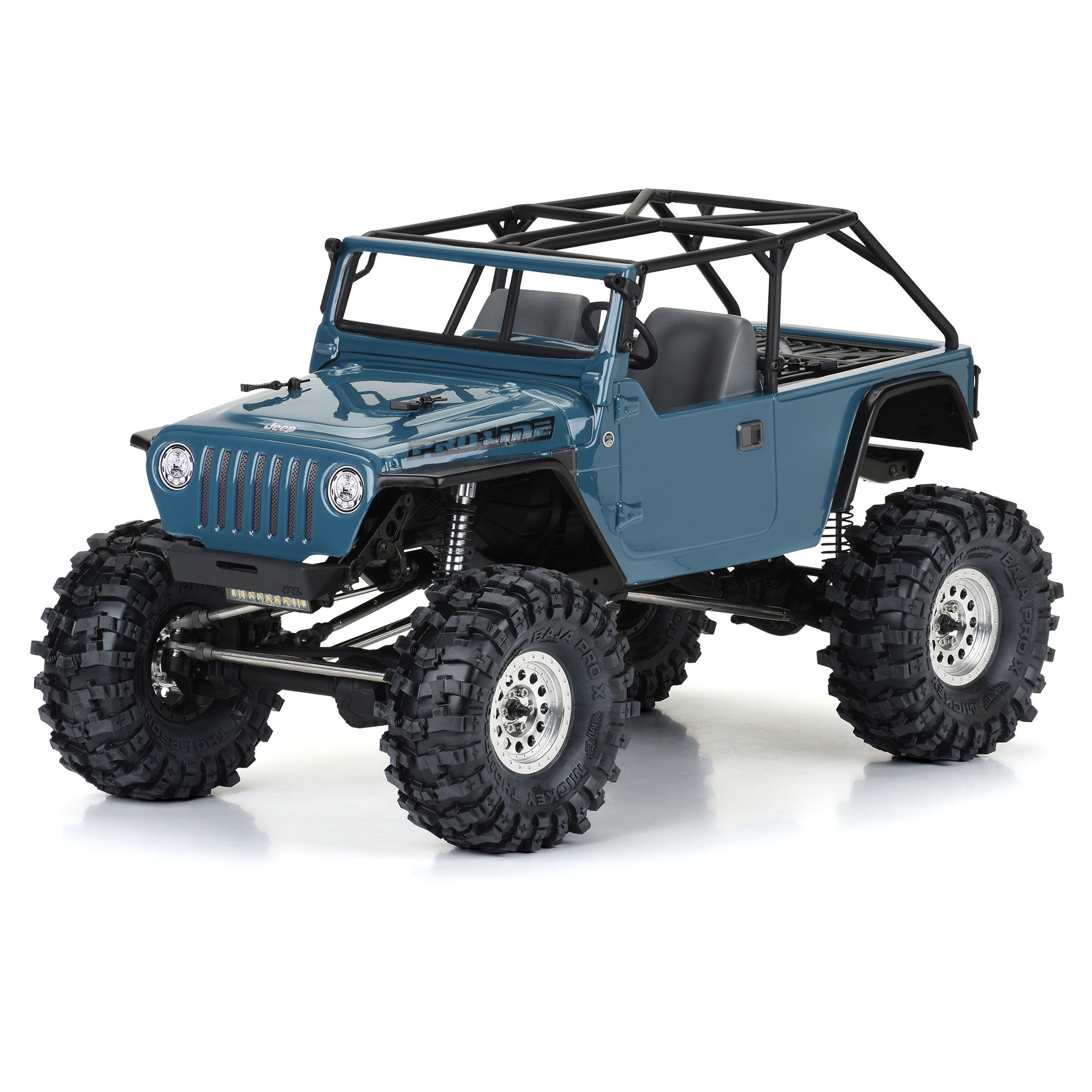 Pro-Line Racing 1/10 2004 Jeep LJ Clear Body/Trail Cage 12.3" Wheelbase Crawlers