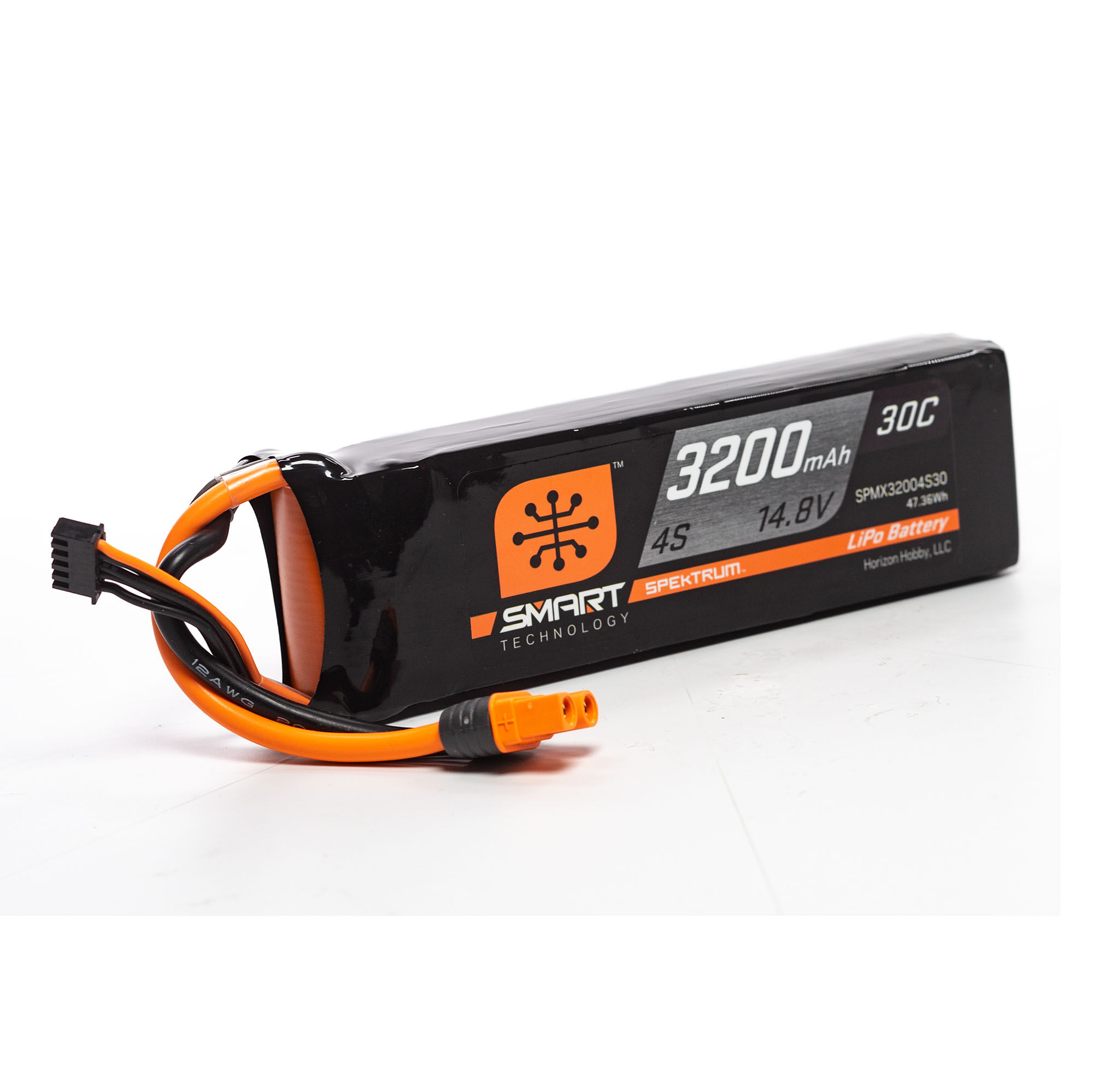 Spektrum Accessories 14.8V 3200mAh 4S 30C Smart LiPo Battery: IC3