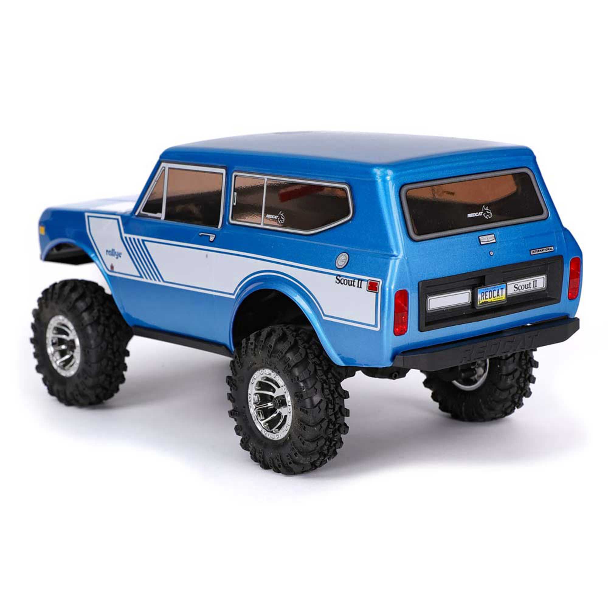 Redcat Racing 1/18 Ascent-18 International Scout II 4x4 Rock Crawler RTR, Blue