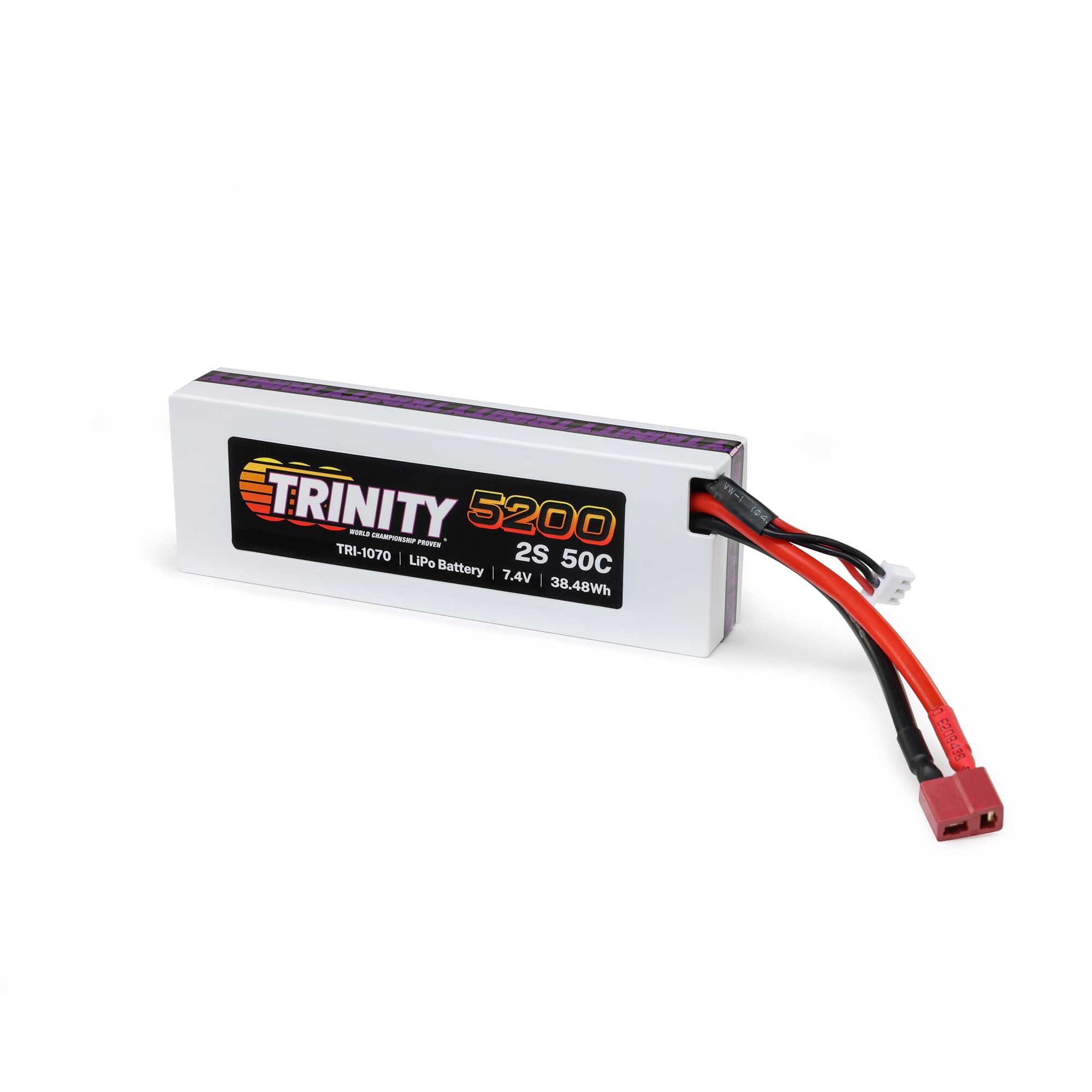 Trinity/Epic 7.4V 5200mAh 2S 50C T-Plug LiPo Battery: Mudboss