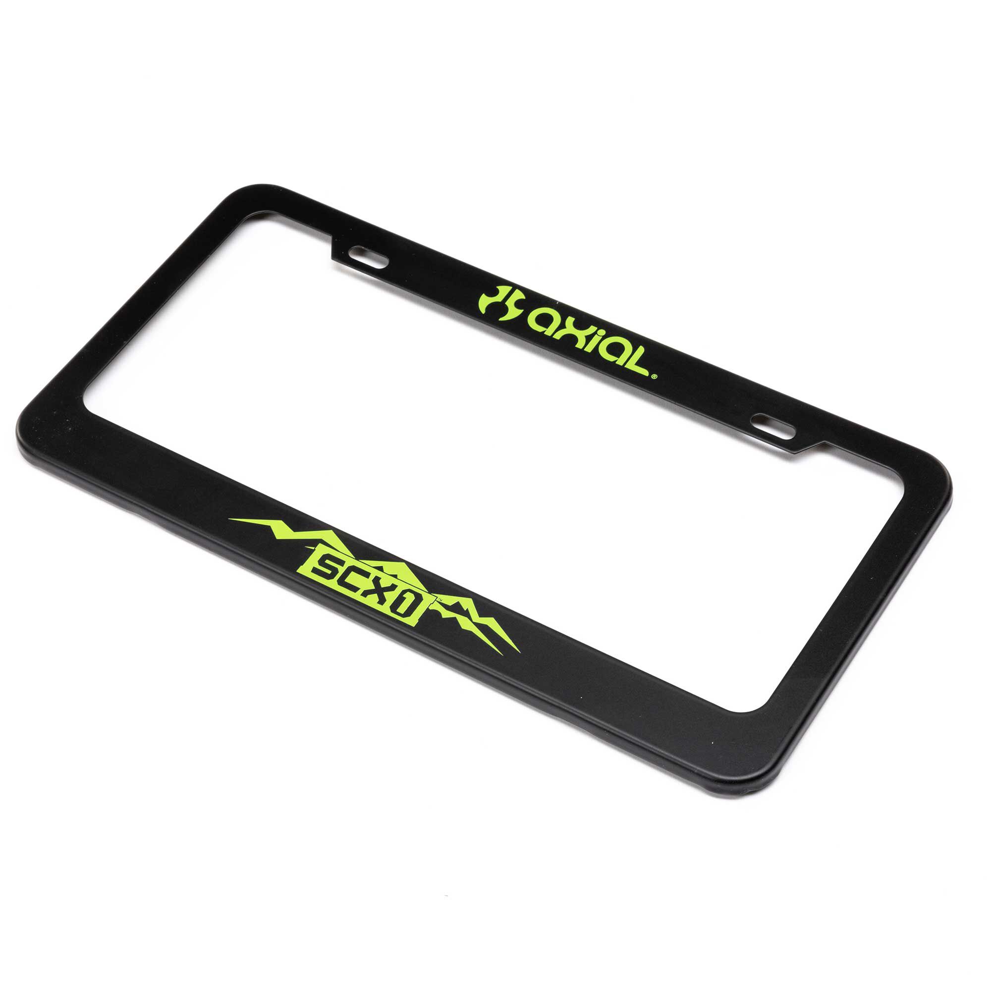 Axial Axial SCX1 Steel License Plate Frame, Green