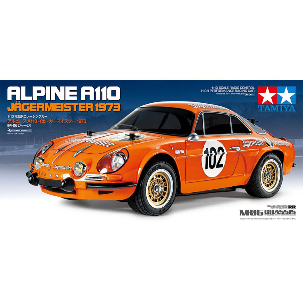 Tamiya 1/10 Alpine A110 Jagermeister 1973 M-06 2WD On-Road Kit
