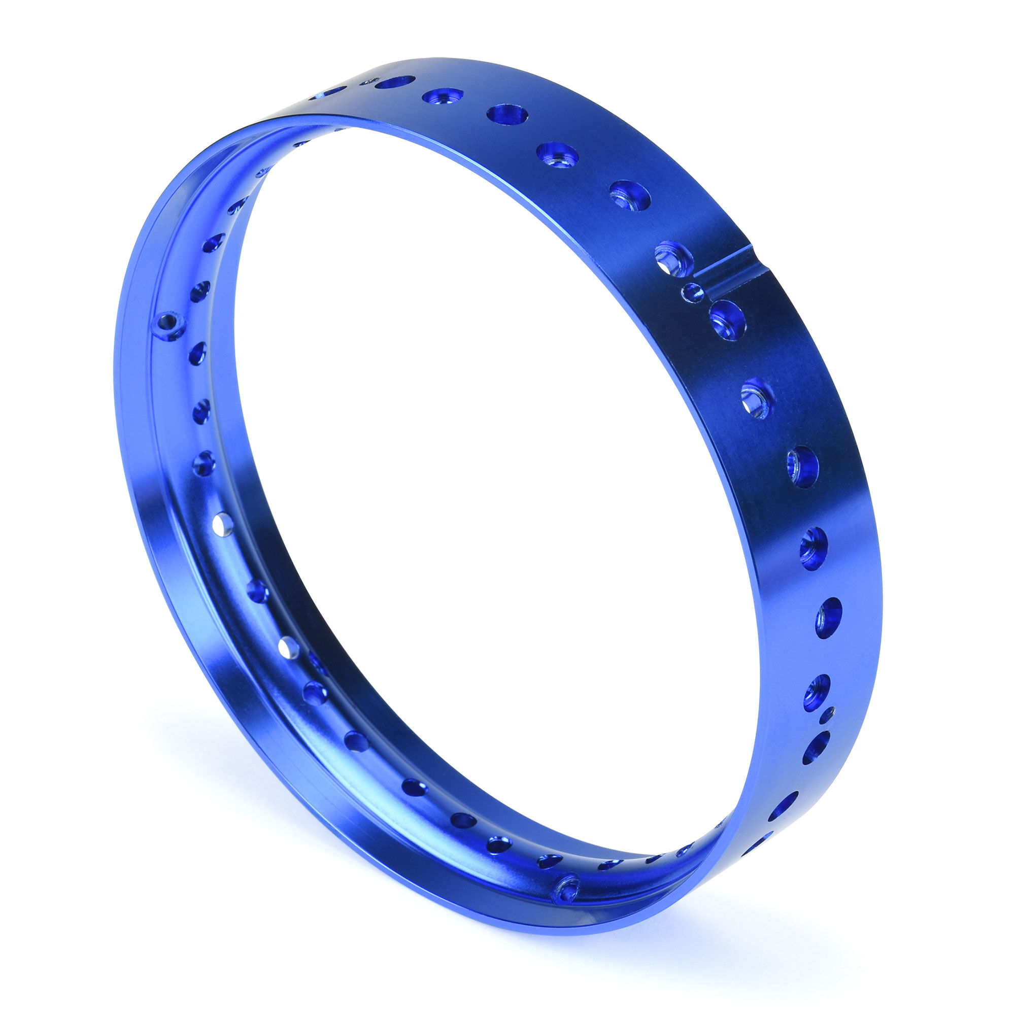 Pro-Line Racing 1/4 Pro-Spec Aluminum Front Rim Blue: Promoto-MX