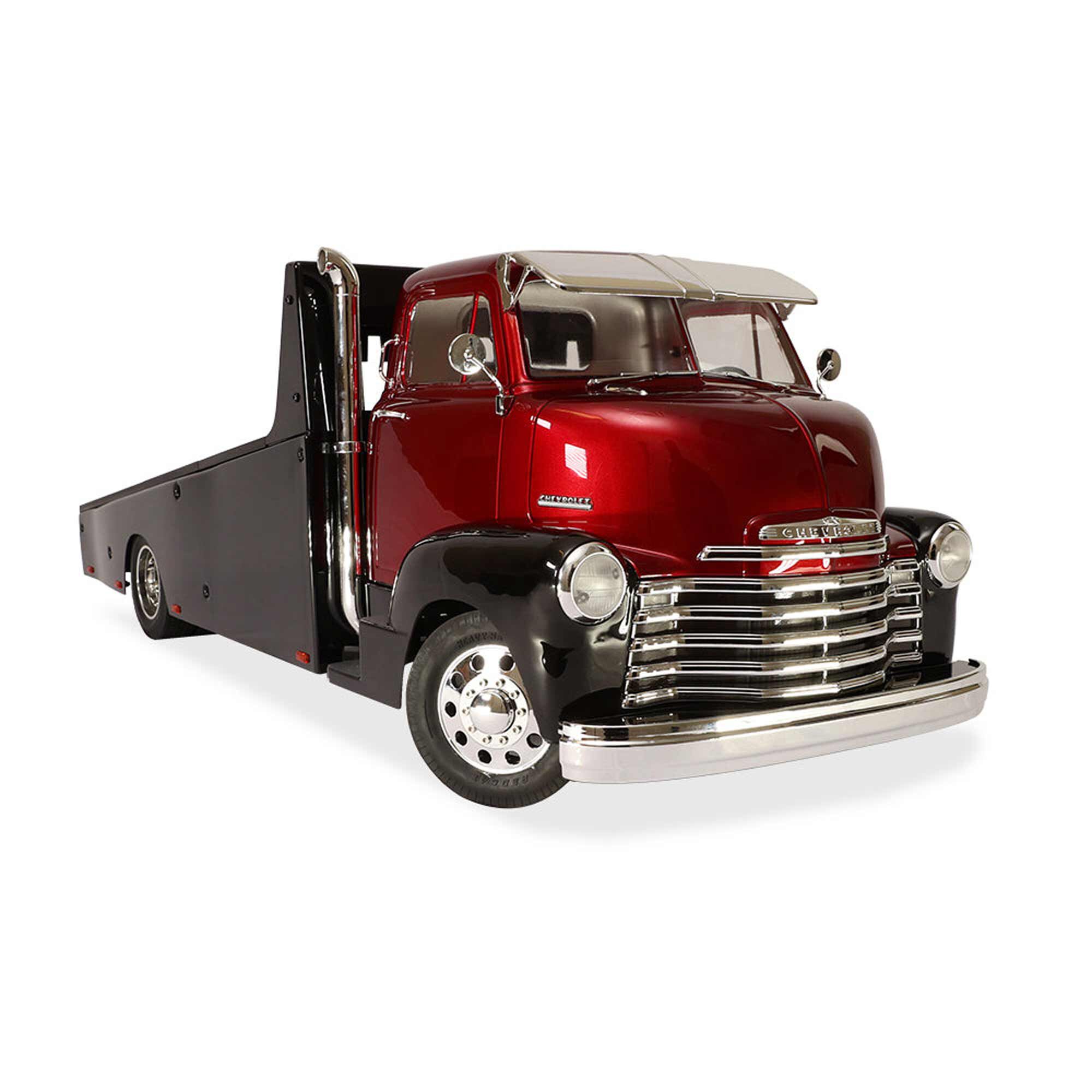 Redcat Racing 1/10 Custom 1953 Chevrolet Cab Over Engine Hauler RTR, Candy Red