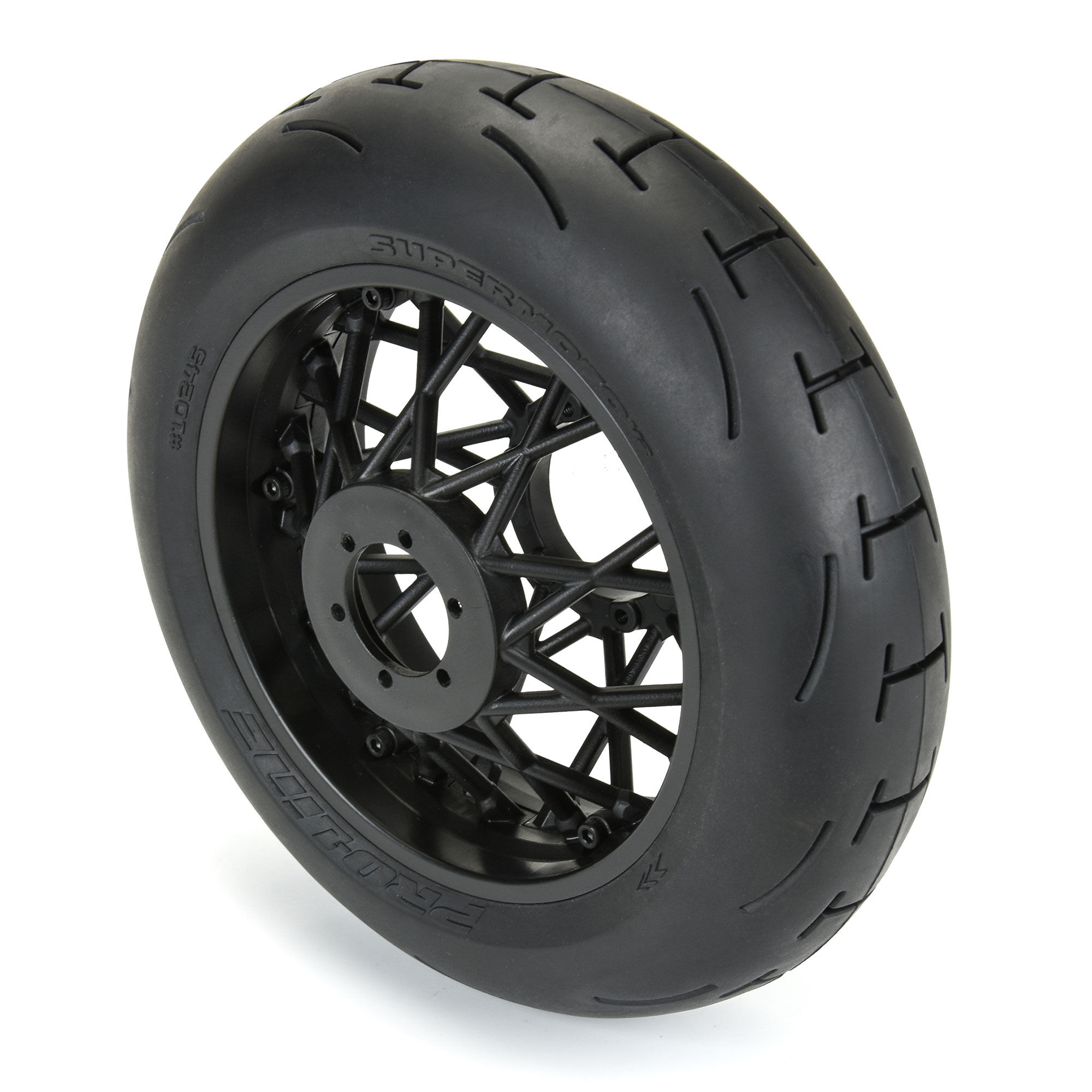 Pro-Line Racing 1/4 Supermoto 2.0 S3 Rear Tire MTD Black Supermoto Wheel: MX/SM