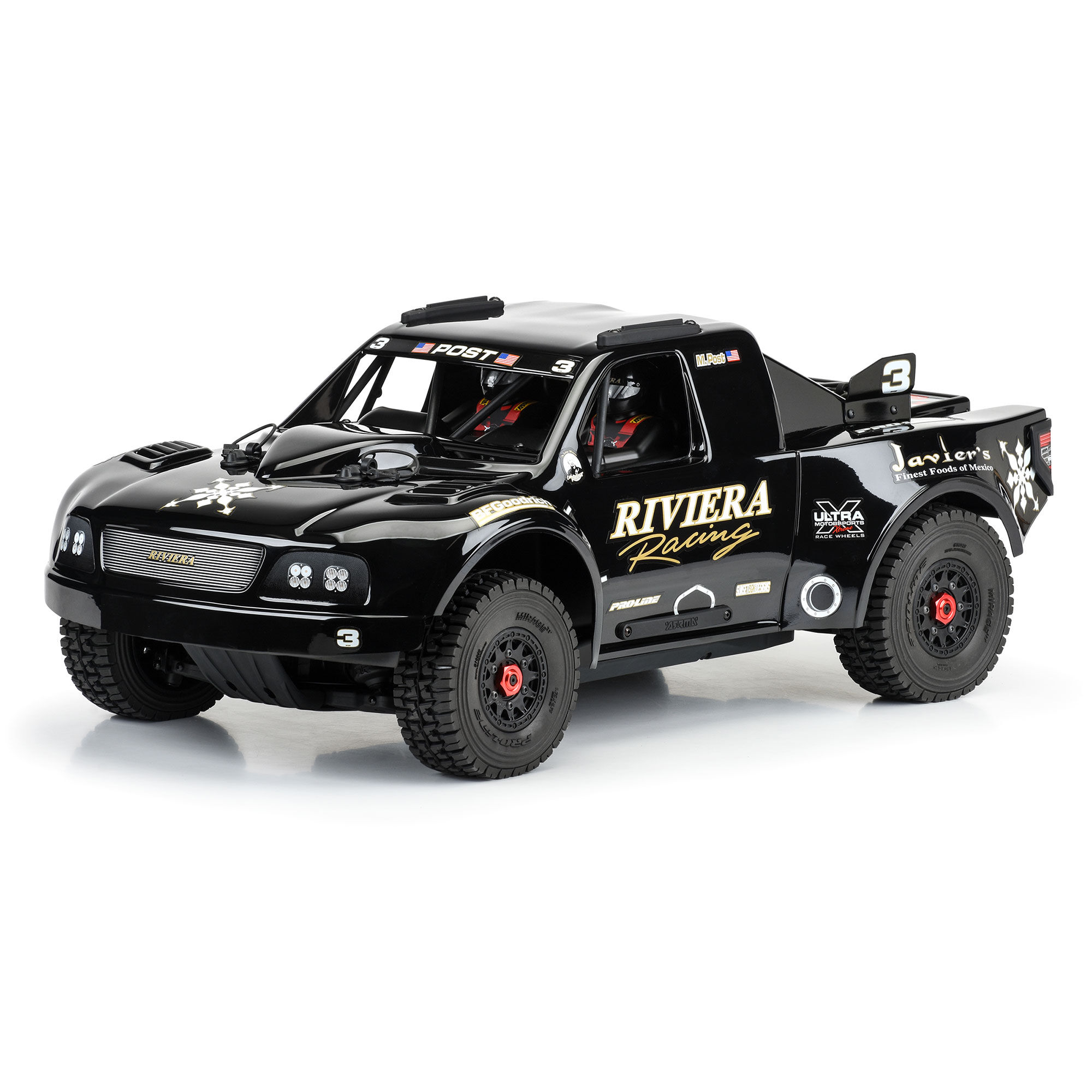 Pro-Line Racing 1/8 Pre-Cut 1997 Ford F-150 Trophy Truck Riviera Black Body: Mojave