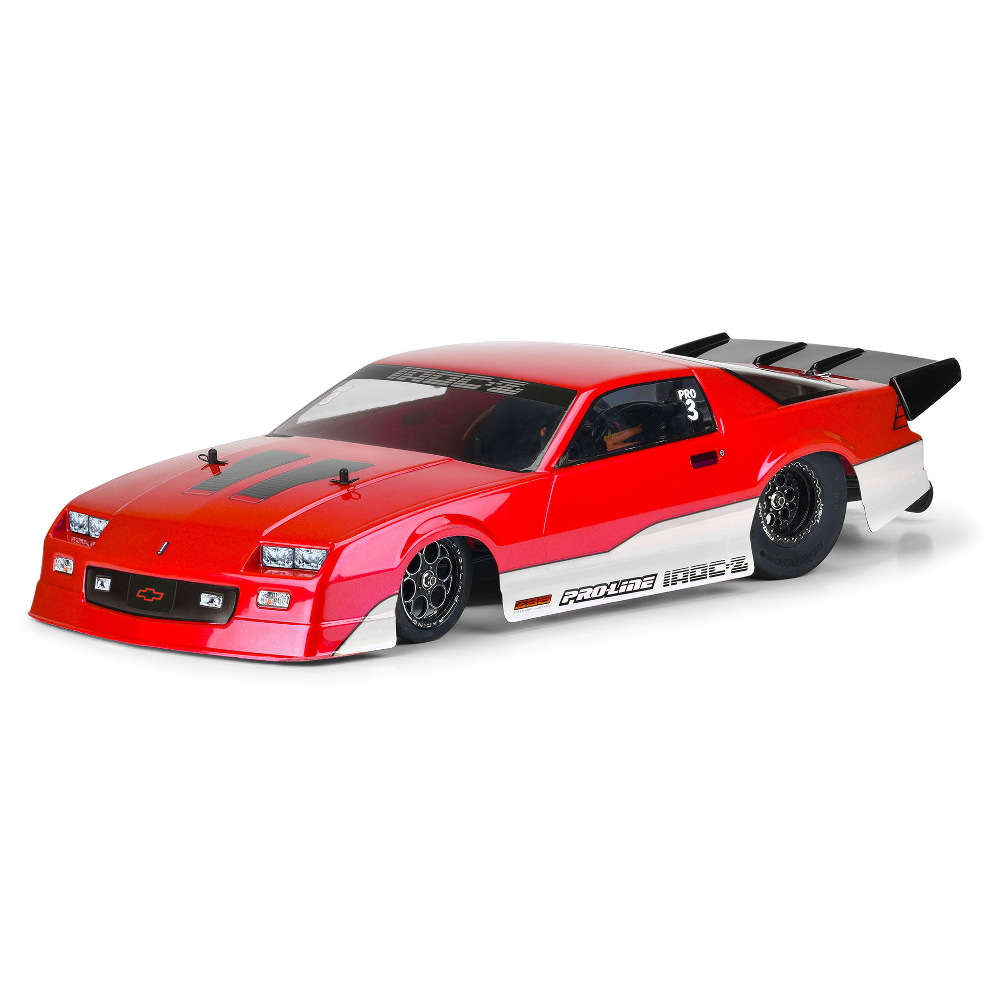 Pro-Line Racing 1/10 Pre-Cut 1985 Chevy Camaro IROC-Z Clear Body: 22S Drag Car
