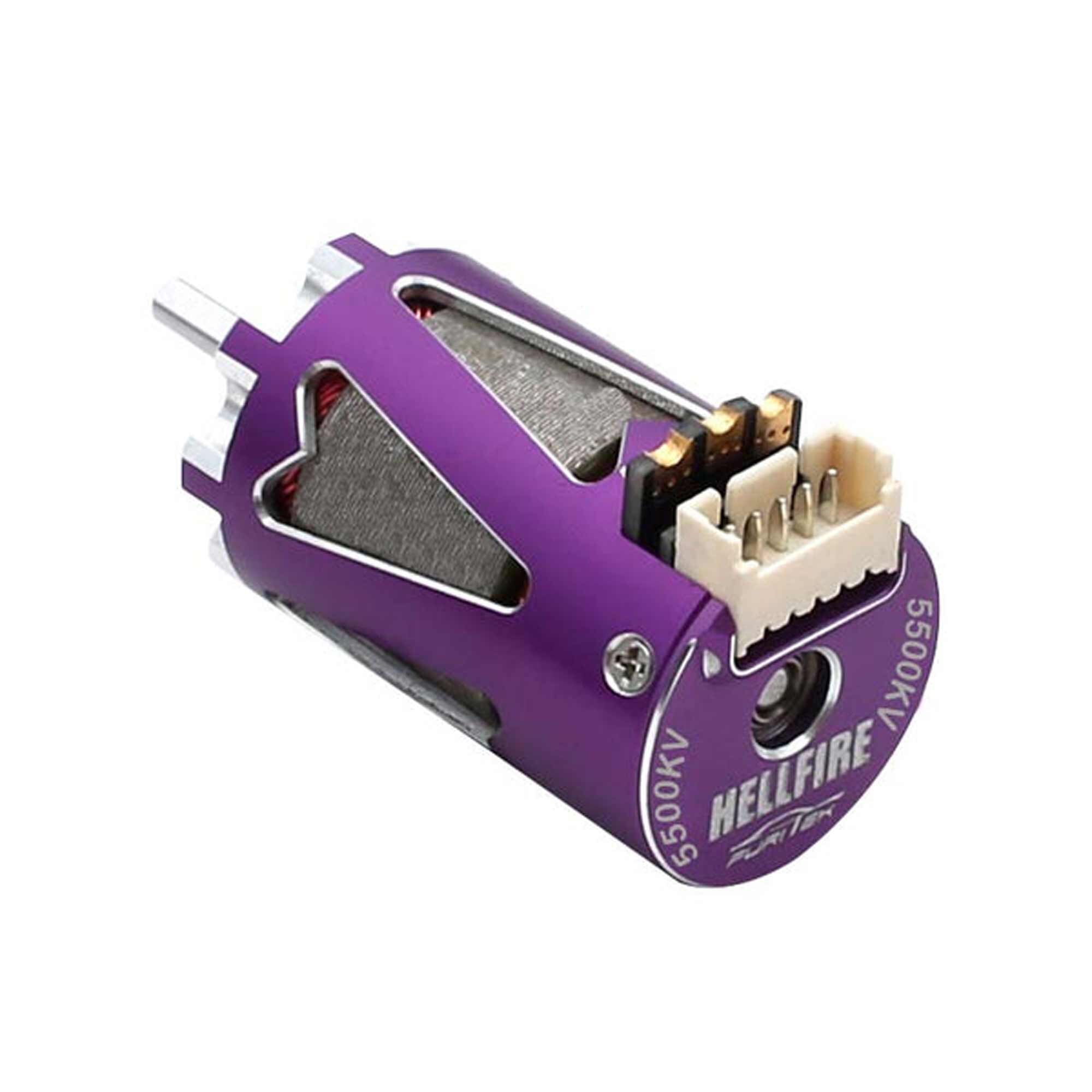 Furitek Hellfire 1410 5500Kv Sensored Brushless Motor, Purple