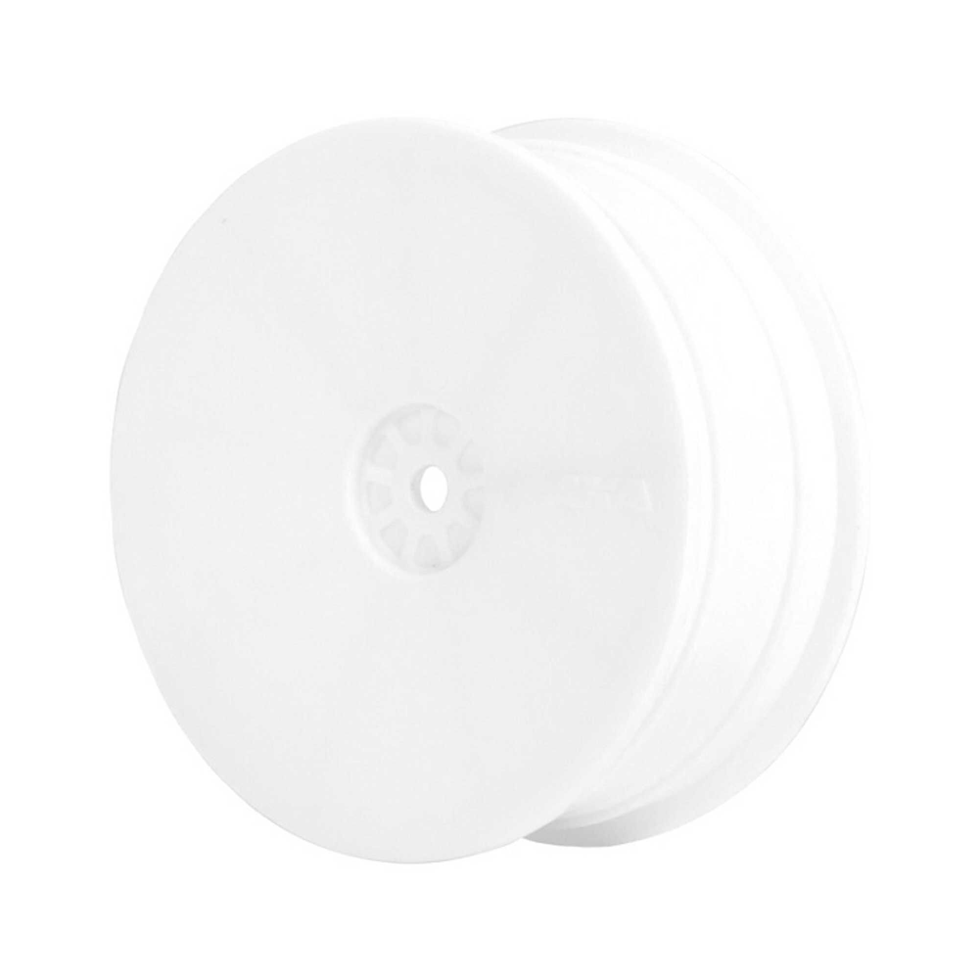 AKA PRODUCTS, INC. 1/10 HEXlite Front 2WD Buggy Wheels, White (2): AE, Kyosho
