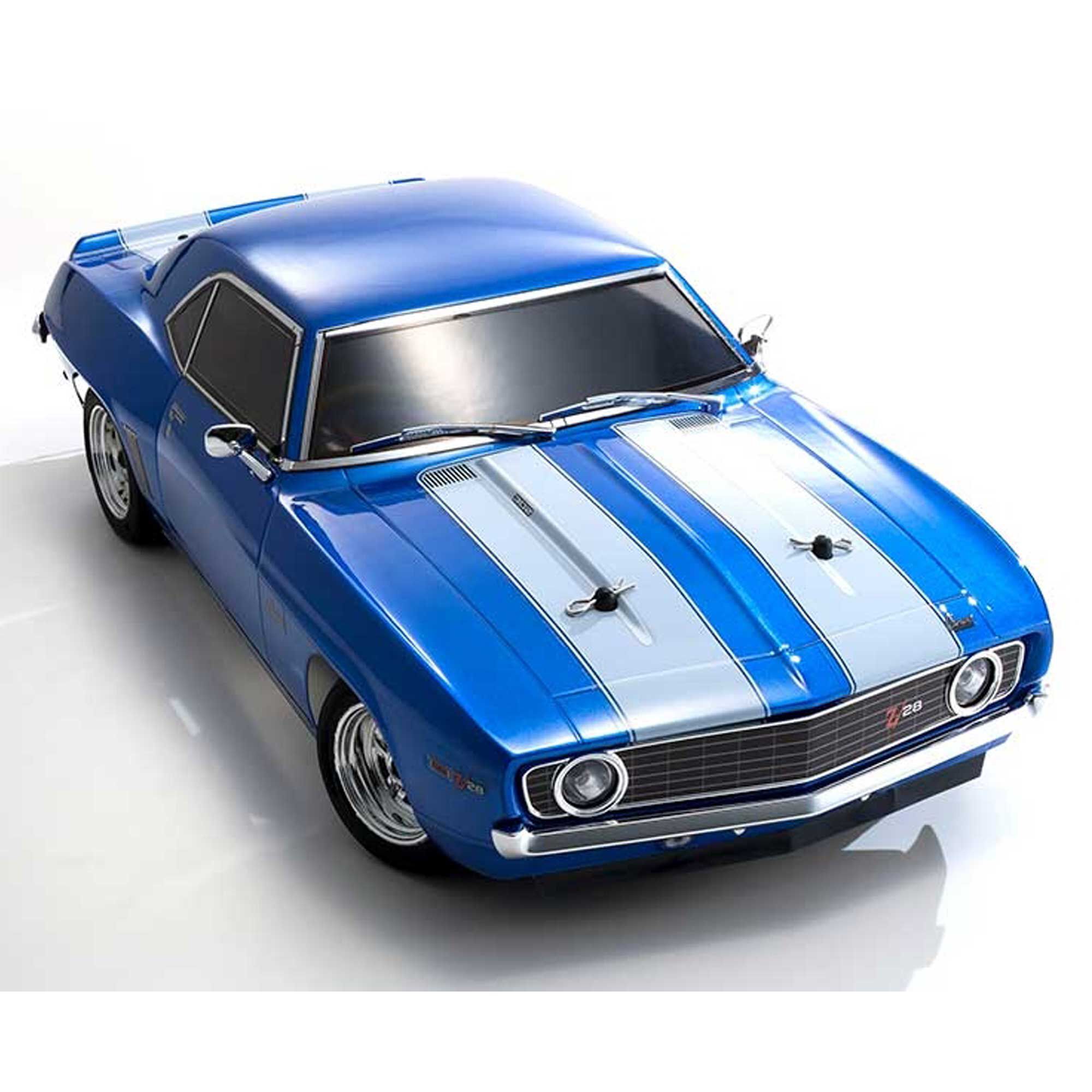 Kyosho 1/10 Fazer Mk2 1969 Chevy Camaro Z/28 4x4 Electric Touring RTR, Le Mans Blue