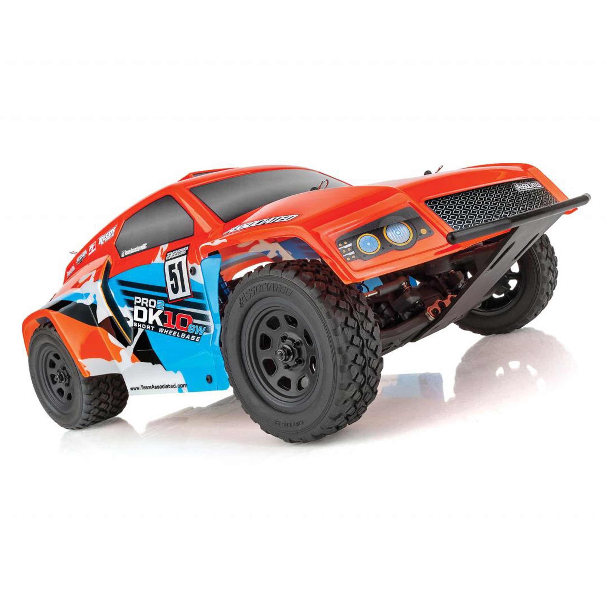 Team Associated 1/10 Pro2 DK10SW 2WD Dakar Buggy RTR, Red/White