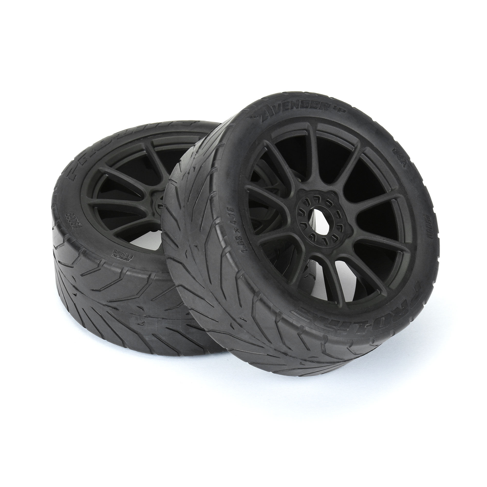 Pro-Line Racing 1/8 Avenger HP BELTED S3 Fr/Rr Buggy Tires Mounted 17mm Black (2)