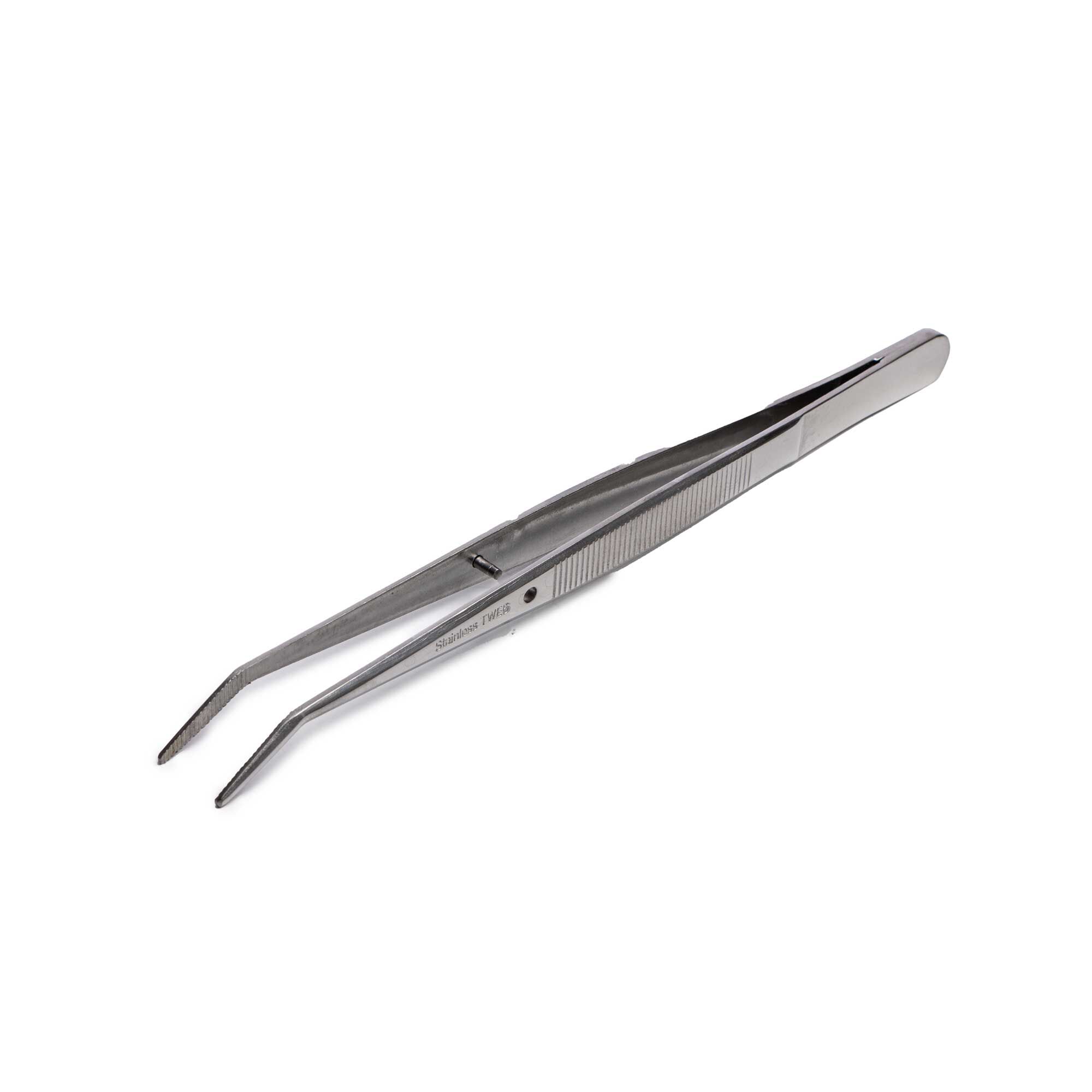 Hobby Essentials 6" Curved Fine Point Stainless Steel Tweezer