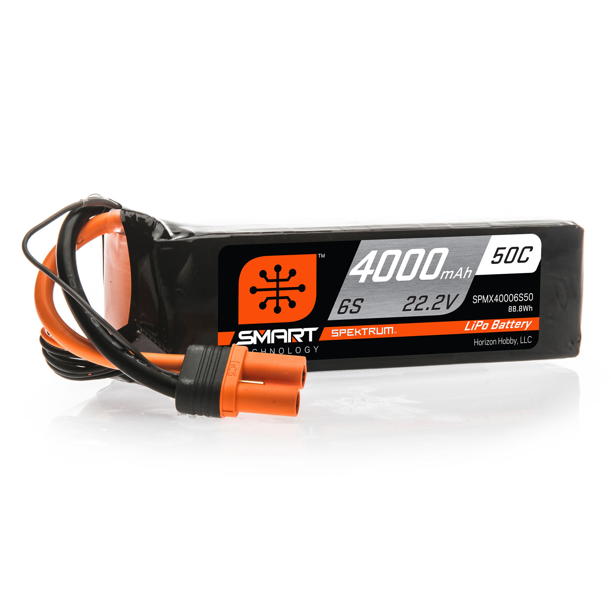 Spektrum Accessories 22.2V 4000mAh 6S 50C Smart LiPo Battery: IC5