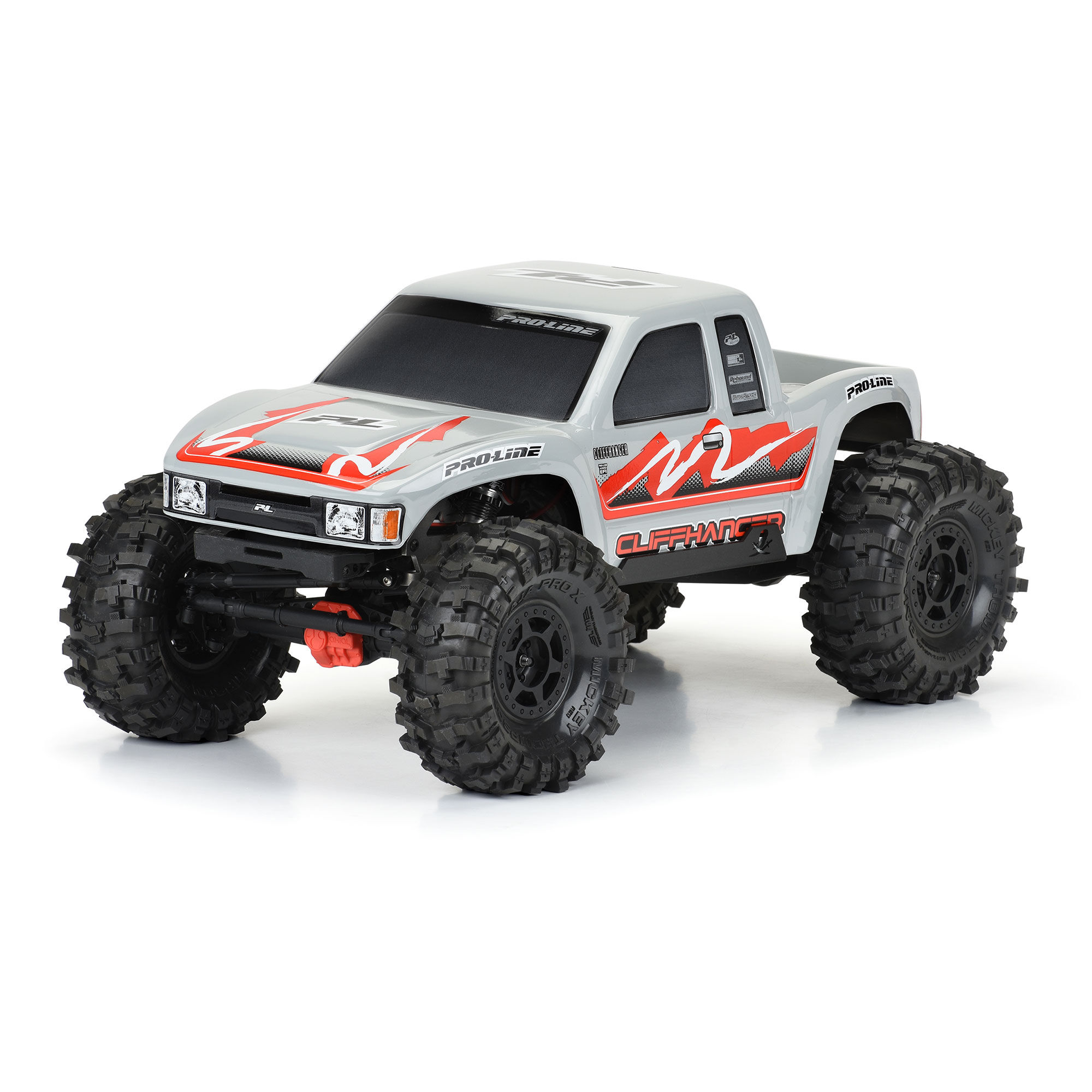 Pro-Line Racing 1/10 Cliffhanger HP Tough-Color Gray Body 12.3” (313mm) WB Crawlers