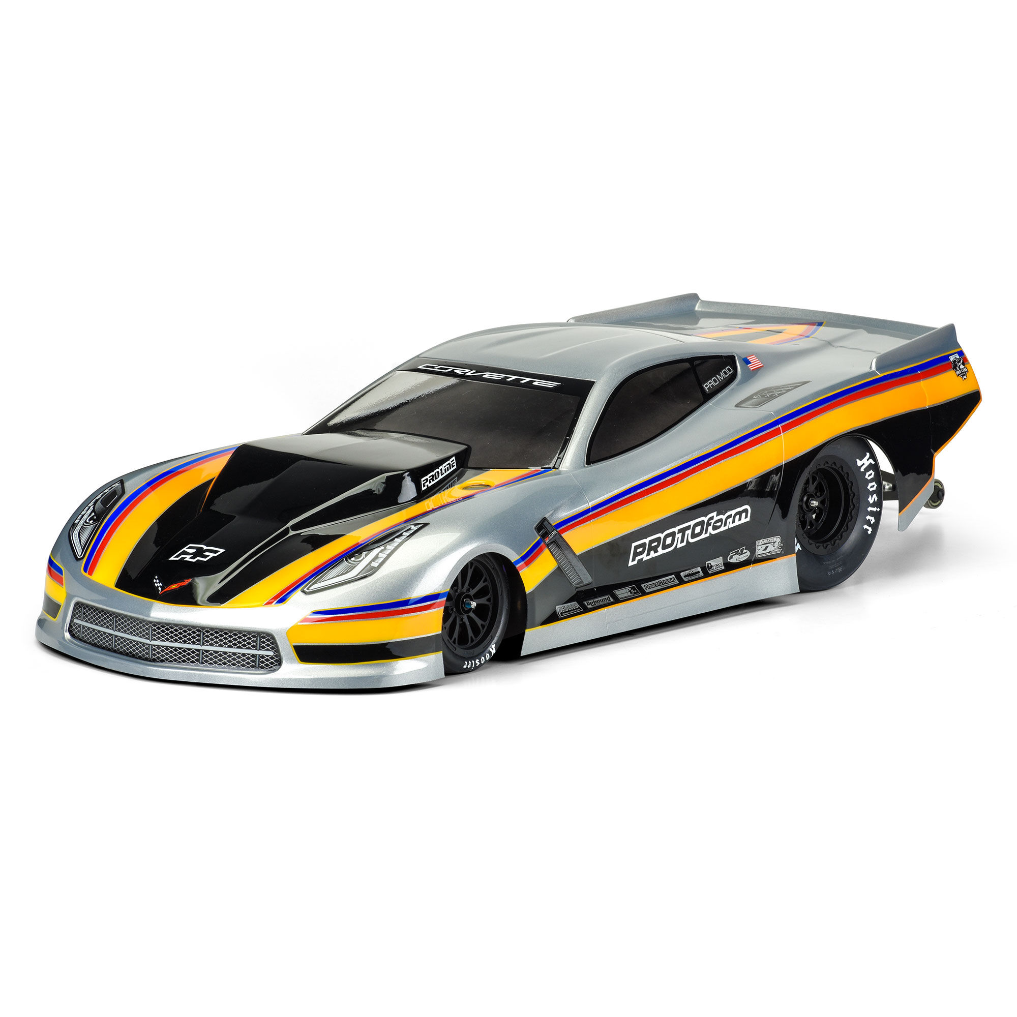 PROTOform 1/10 Chevrolet Corvette C7 Pro-Mod Clear Body: Drag Car