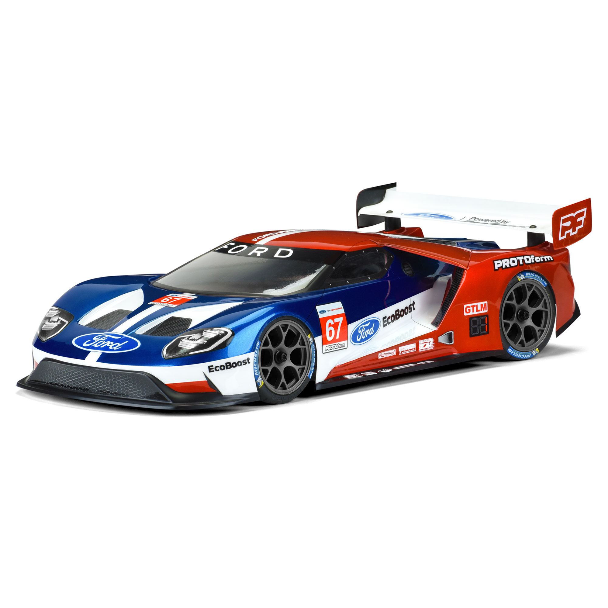 PROTOform 1/10 Ford GT LW Clear Body: 190mm Touring Car with LP shock towers