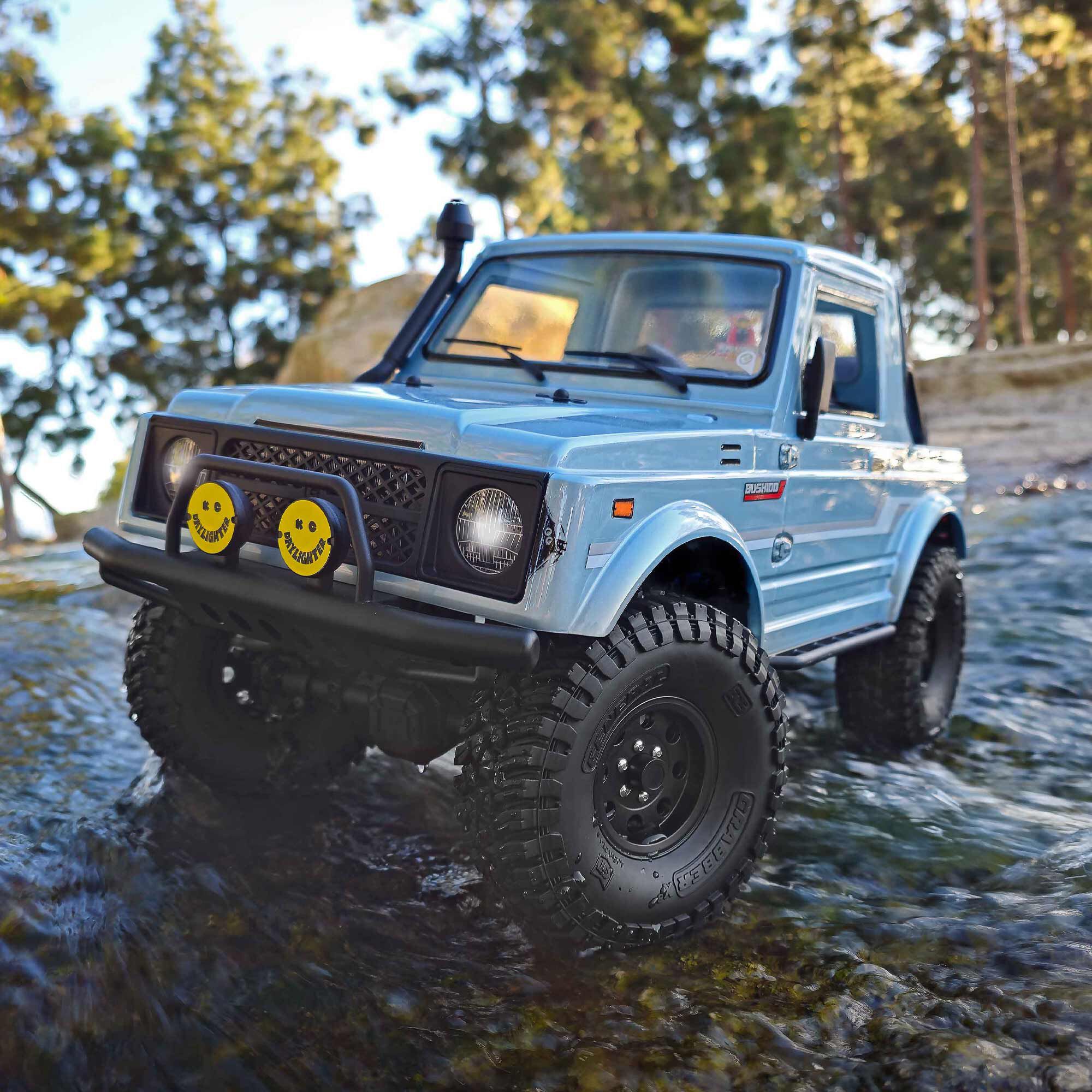 Team Associated 1/10 Enduro 4x4 Trail Truck, Bushido+ RTR, Blue, LiPo Combo