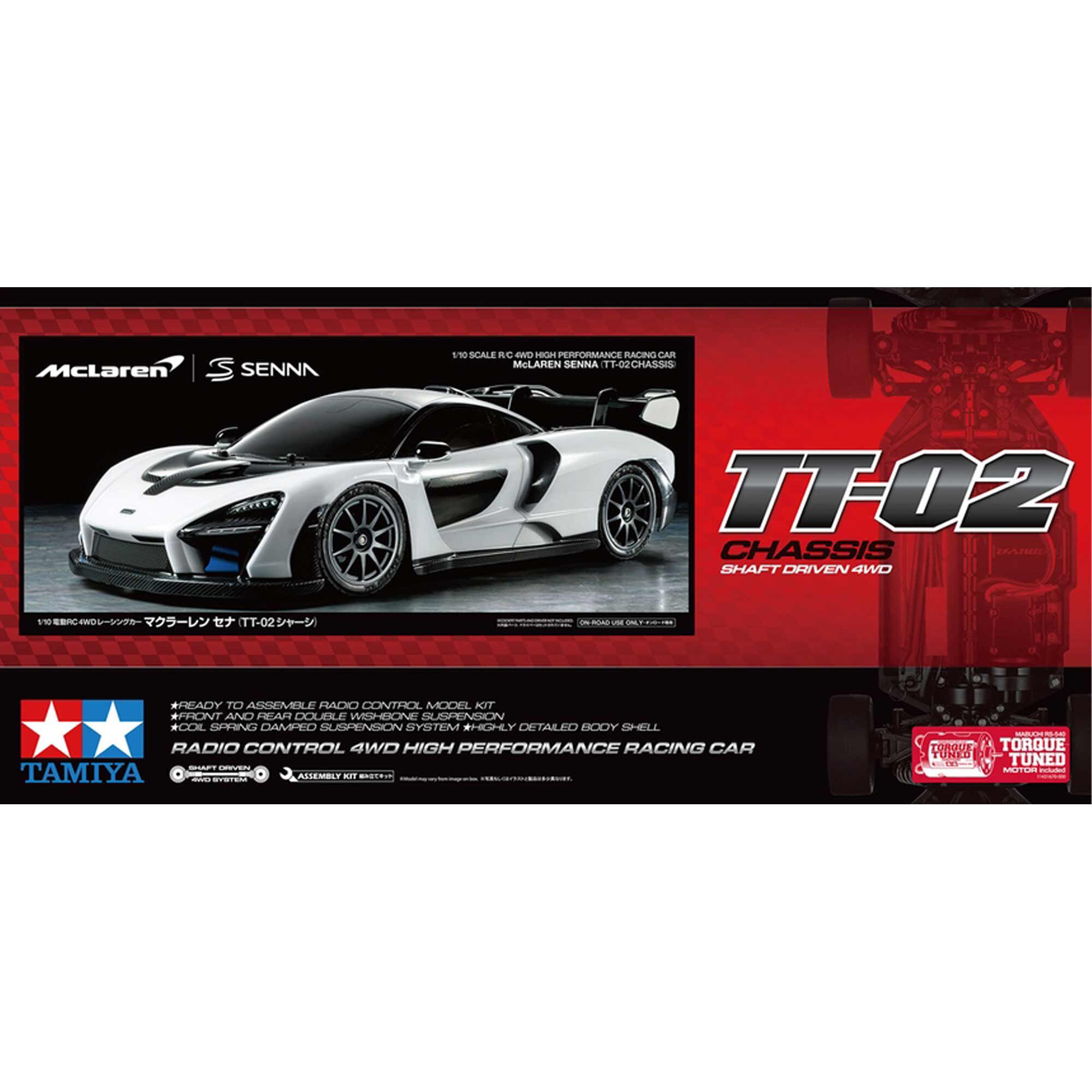 Tamiya 1/10 RC McLaren Senna TT-02 4x4 Touring Kit