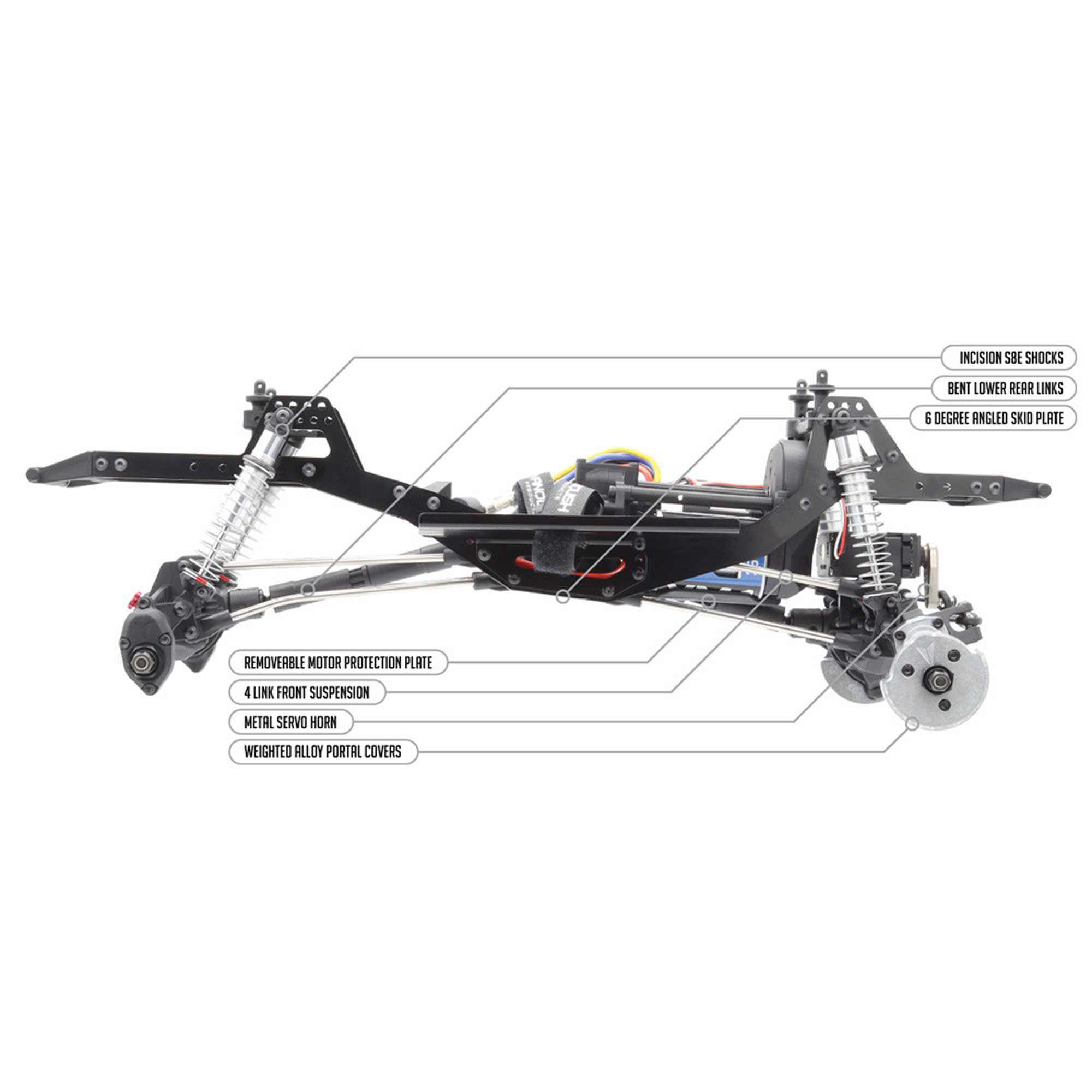 Vanquish Products 1/10 VRD Stance Brushed Rock Crawler RTR, Green