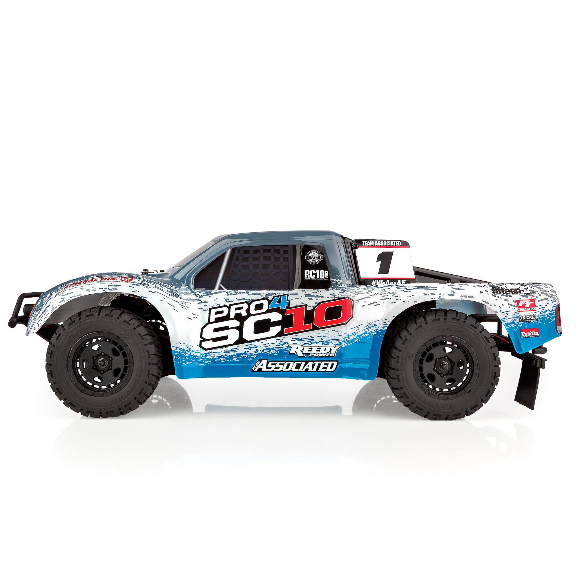 Team Associated 1/10 Pro4 SC10 4X4 Short Course Truck RTR, LiPo Combo