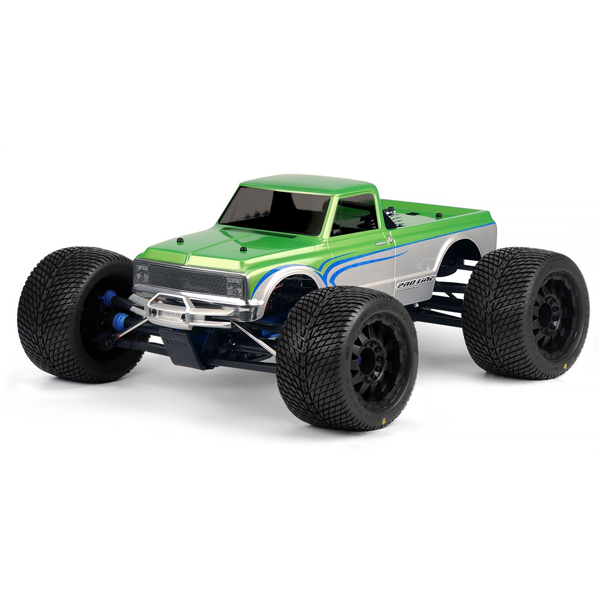 Pro-Line Racing 1/8 1972 Chevy C-10 Long Bed Clear Body: Monster Truck