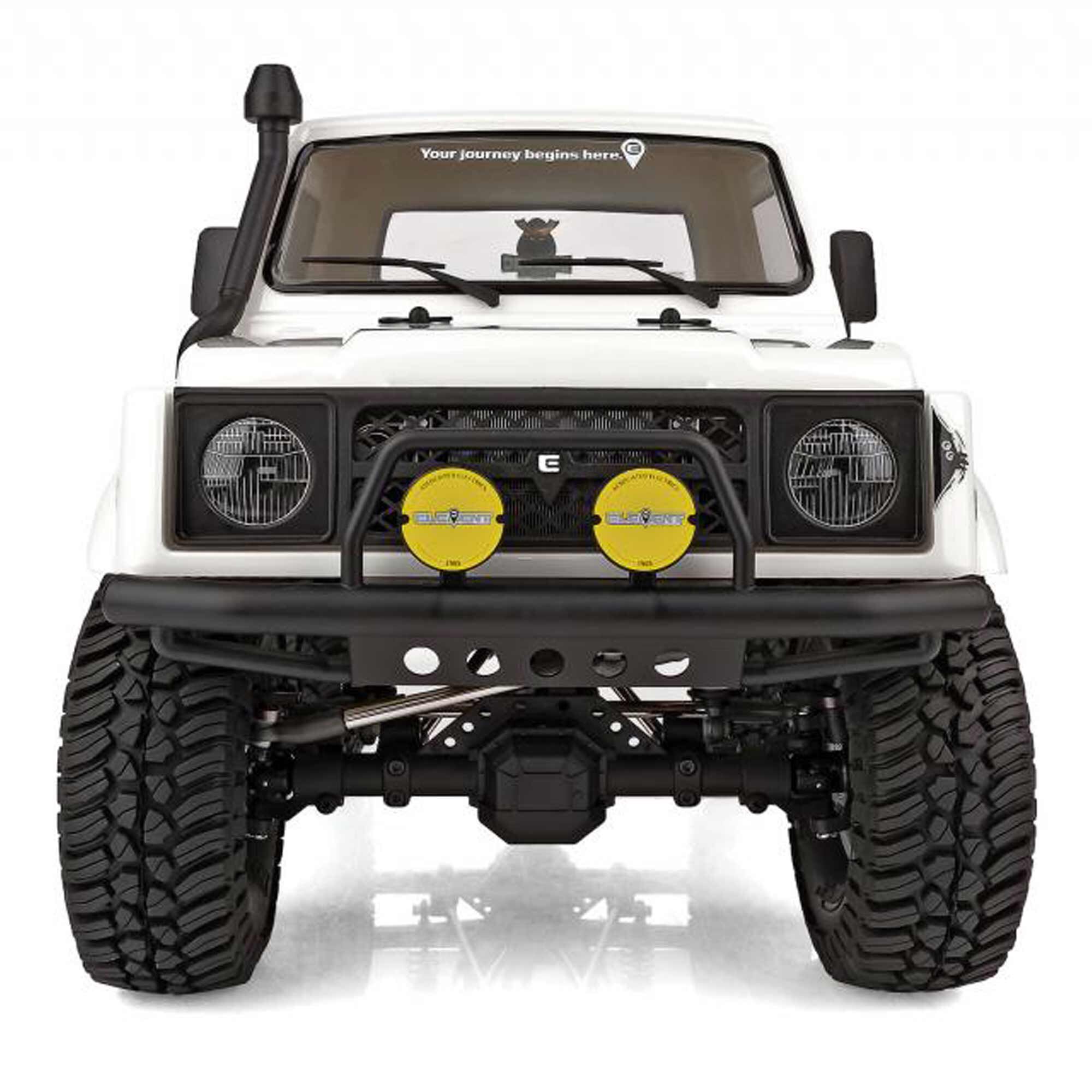 Team Associated 1/10 Enduro Bushido Brushed Trail Truck RTR, Lipo Combo, White