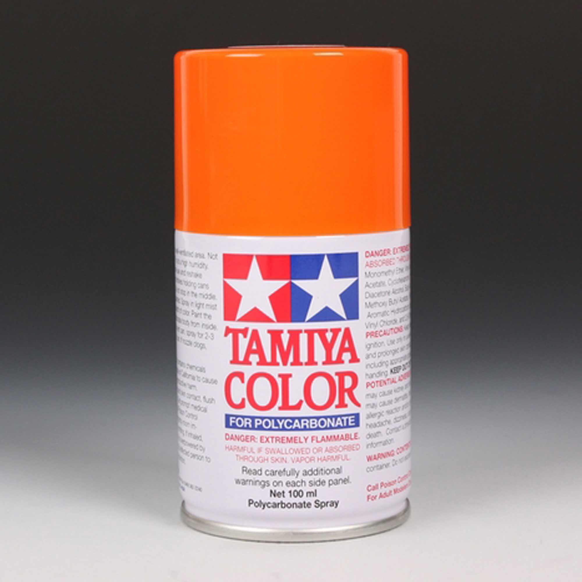 Tamiya Polycarbonate PS-62 Pure Orange, Spray 100 ml