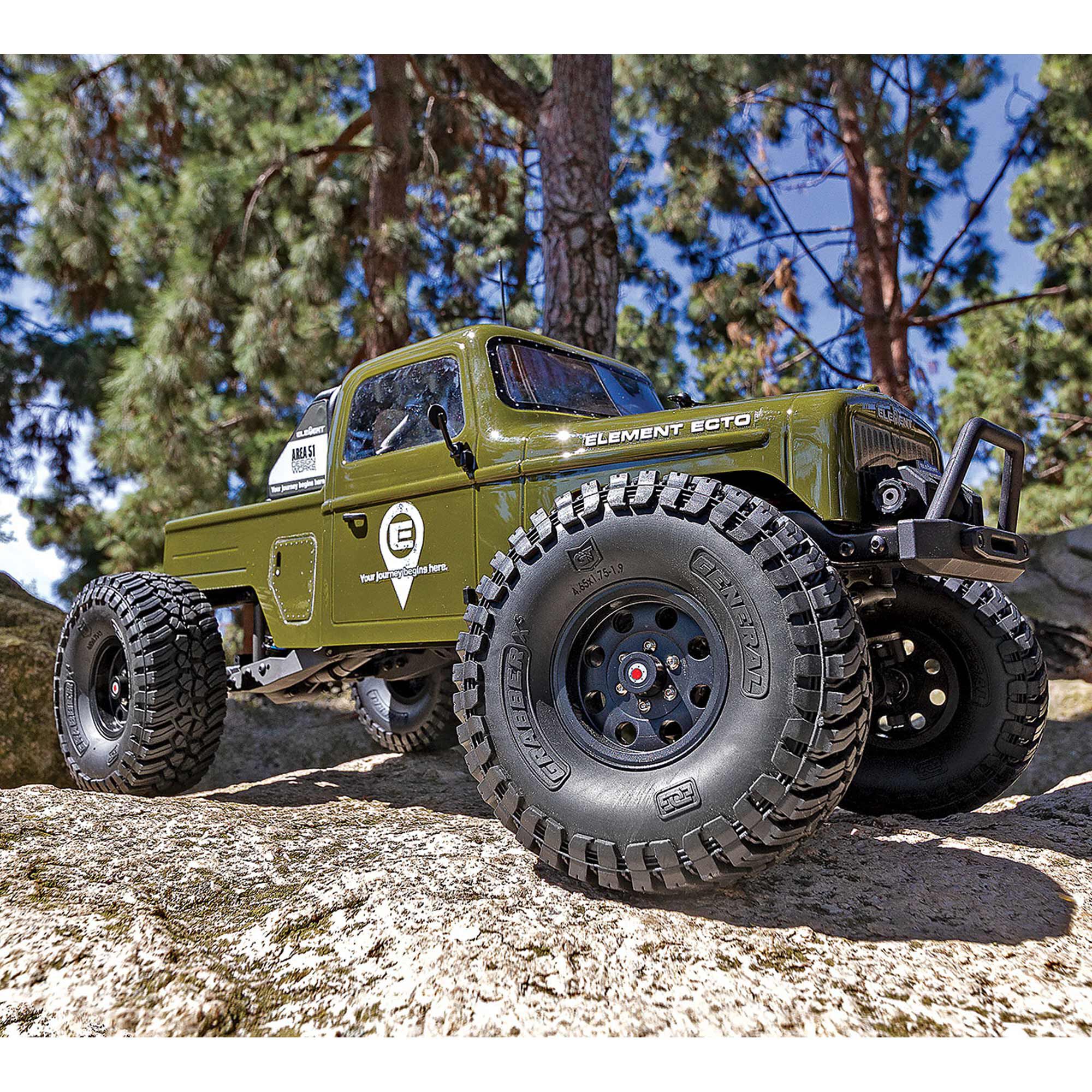 Team Associated 1/10 Enduro Ecto 4X4 Trail Truck RTR, Green