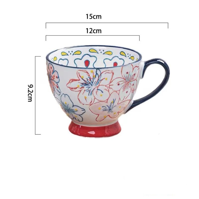 Floral Ceramic Cup