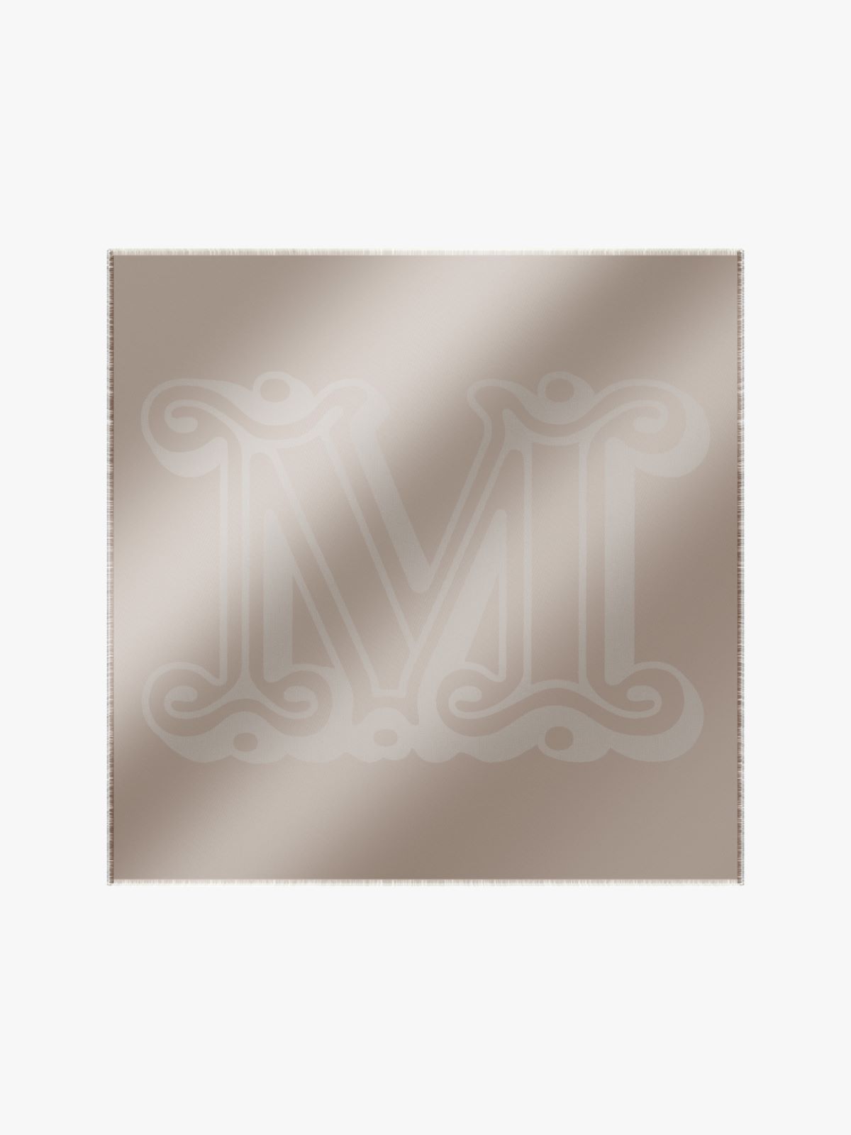 MAXMARA ACCESSORI Silk Monogram scarf