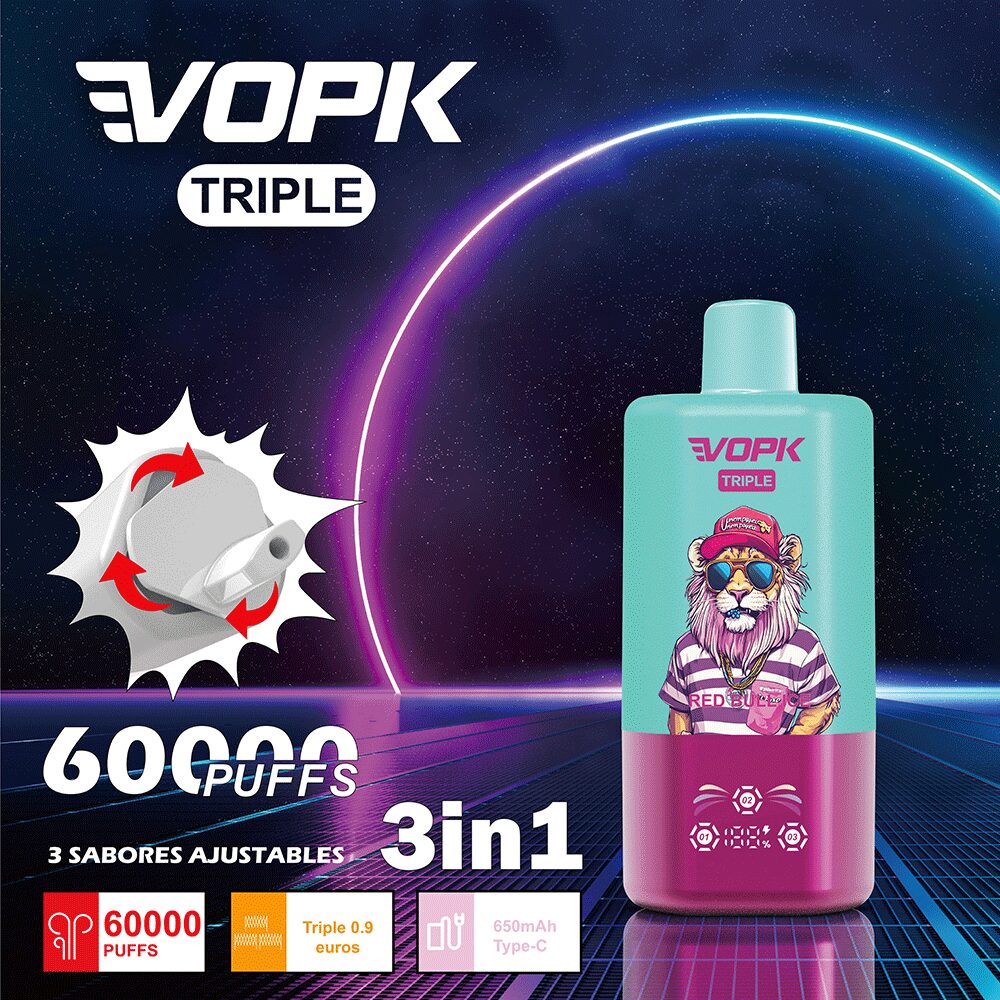 VOPK Triple 60000 60k Puffs 3 in 1